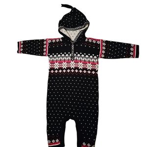 Hanna Andersson Snowflake Fair Isle 3-6m 60cm